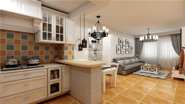 美式風格裝修客廳效果圖 美式風格裝修客廳效果圖