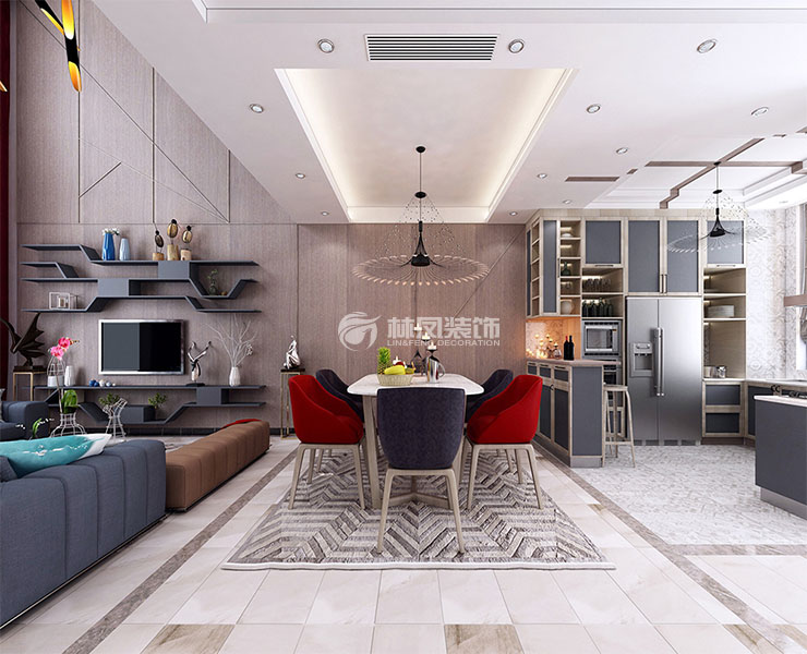 躍層餐廳裝修 躍層餐廳裝修