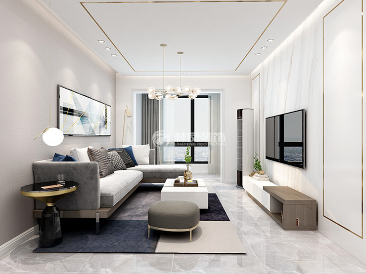 客廳視覺擴容設(shè)計裝修效果圖