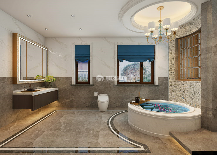 美式風(fēng)格衛(wèi)生間裝修效果圖