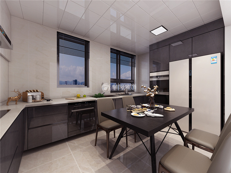 集成式煙機(jī)灶具裝修效果圖