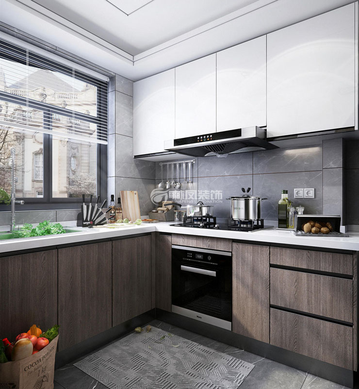 現(xiàn)代風格廚房裝修效果圖