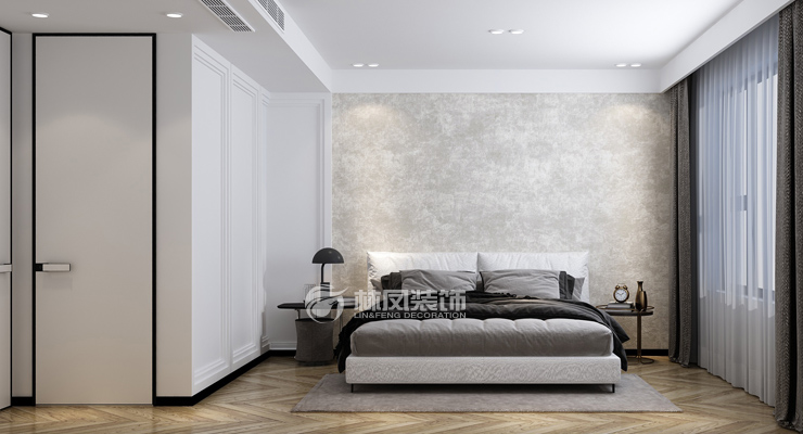 現(xiàn)代風格臥室床頭柜設(shè)計裝修效果圖