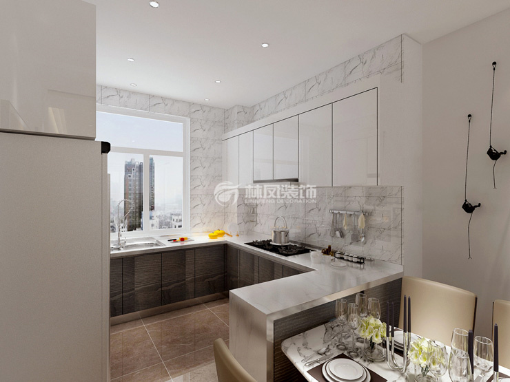 格林玫瑰灣-176平-現(xiàn)代風格-廚房.jpg